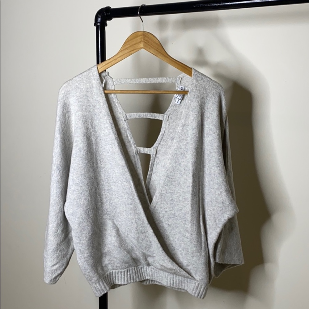 Low V sweater
